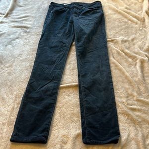 Ag adriano goldschmied prima mid rise cigarette corduroys